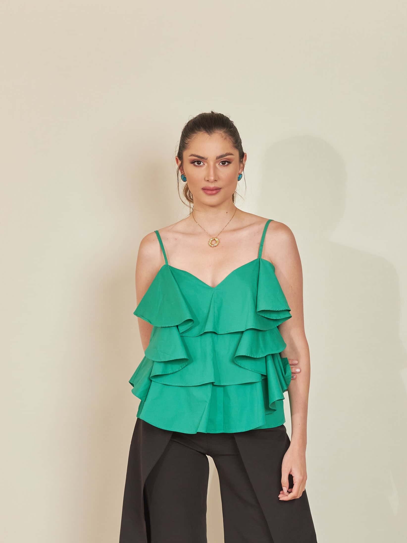 Blusa Salonica Verde - miniatura 3