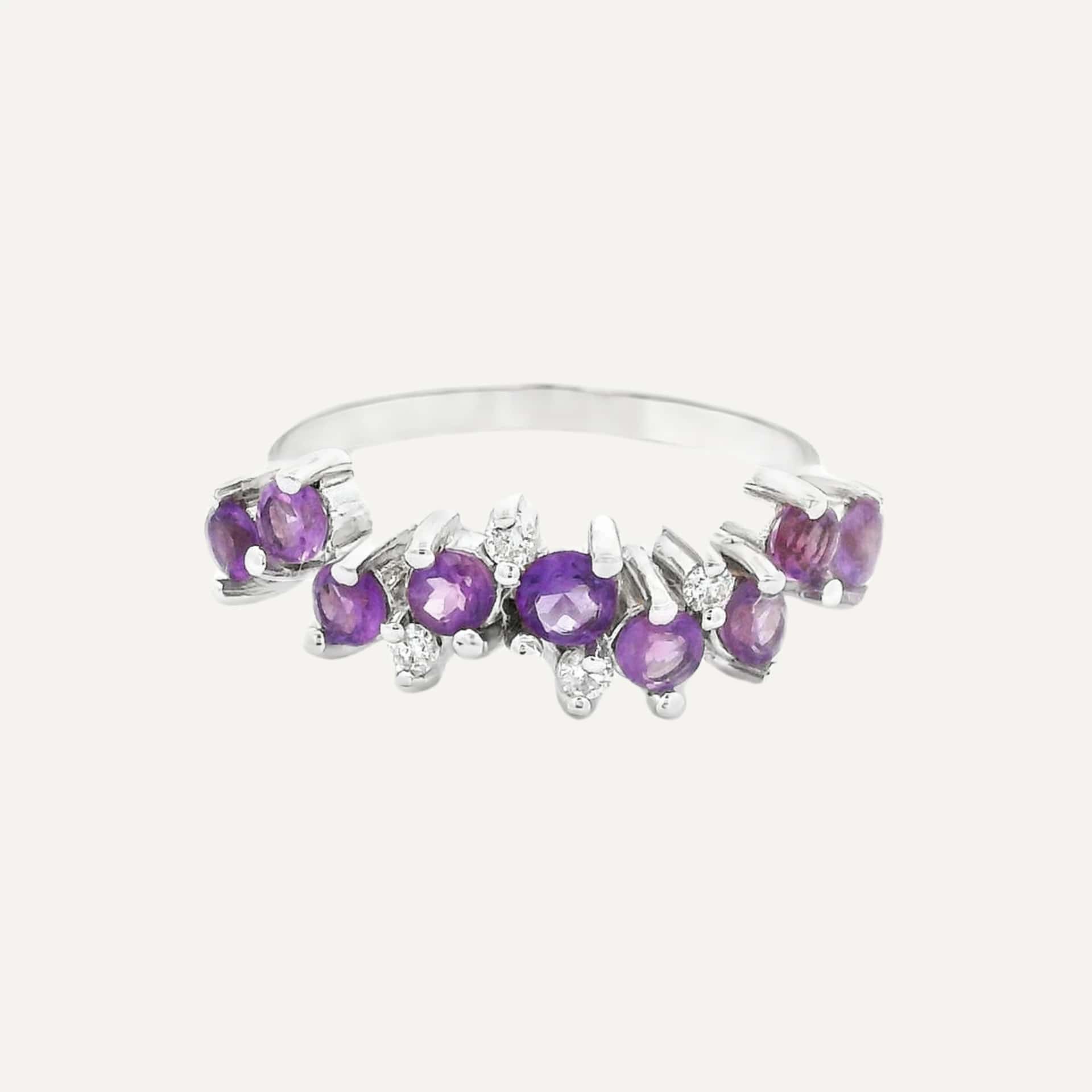 Anillo Zigzag Semipreciosas - miniatura 8