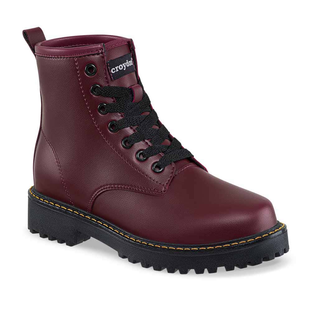 Botas Wendys Vino Croydon Para Mujer