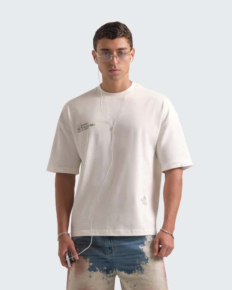 Camiseta Crudo Oversize Flaws - miniatura 2