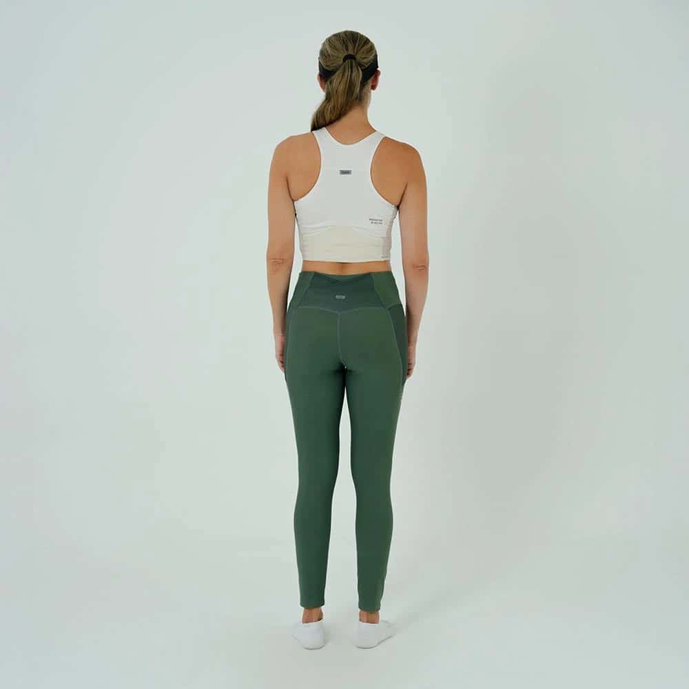 PANTALON RUNNING BIO ACTIVE OLIVA PARA MUJER - miniatura 2