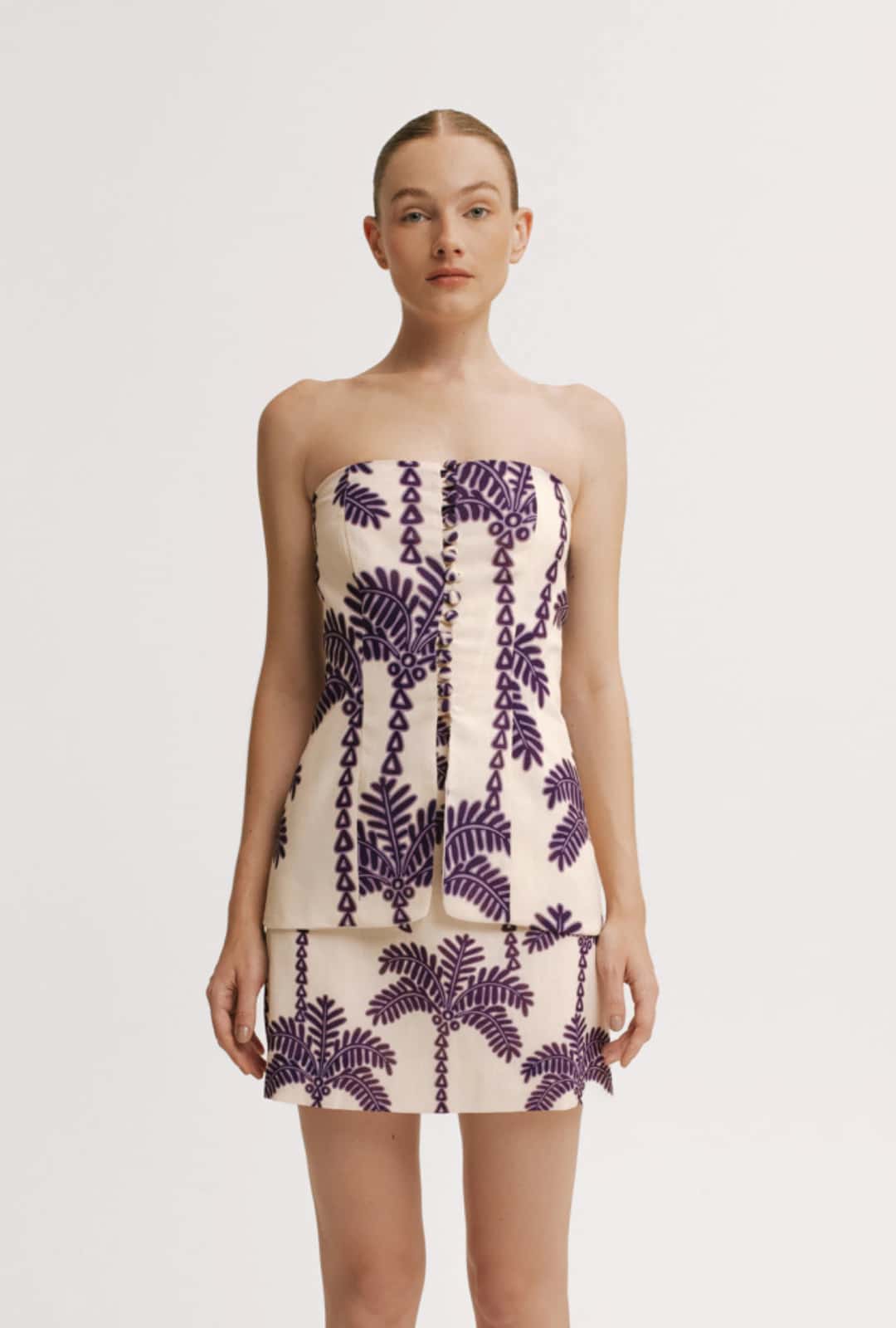 Blusa Mujer Avery & Falda Mujer Lili Malva