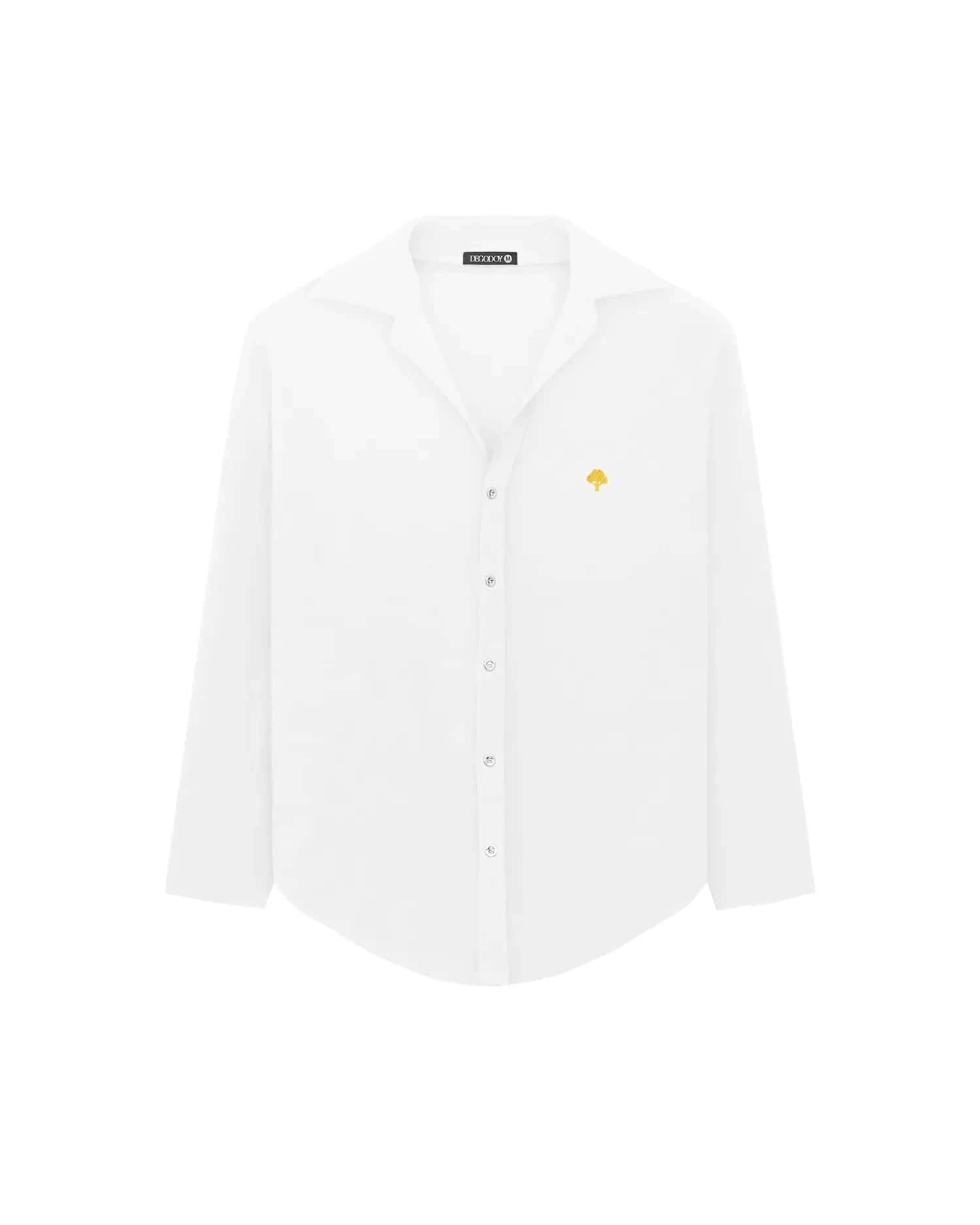 Camisa Clasica Pana Blanca
