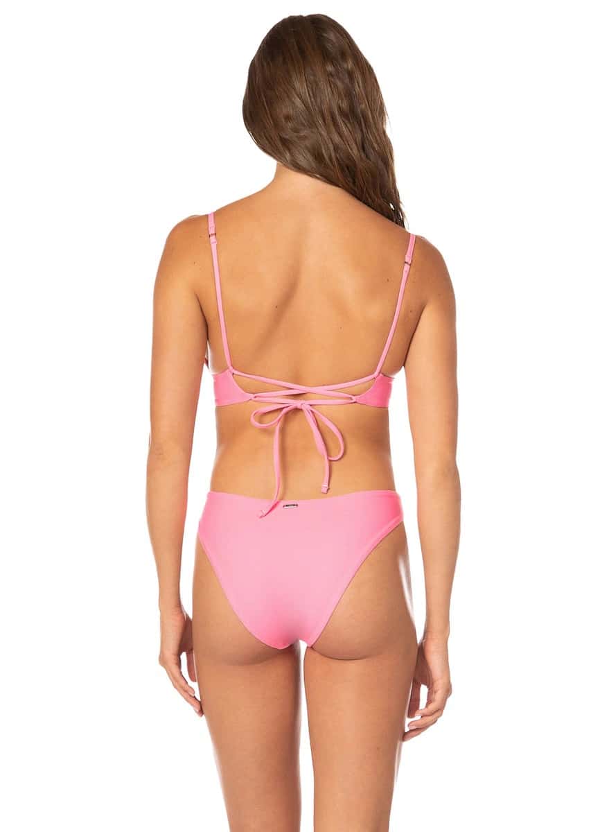 Maaji Pink Sublimity Regular Rise Classic  Bikini Bottom
