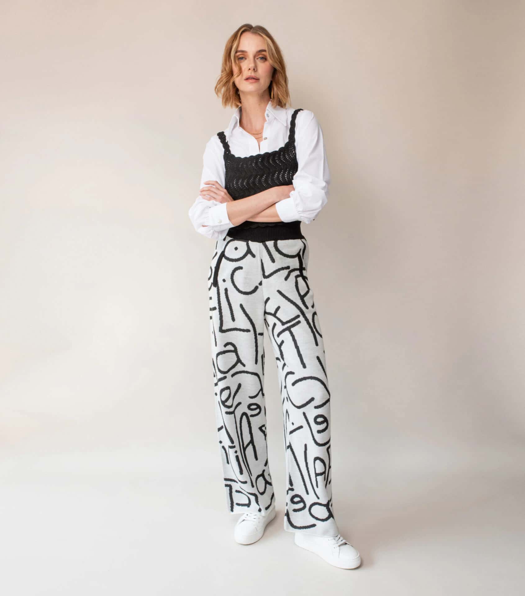 Pantalon Fortuna Alegre Crema .
