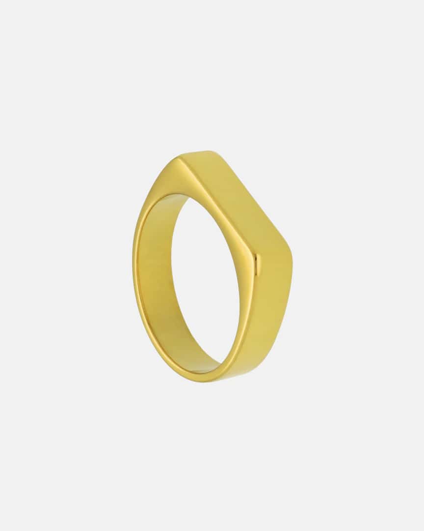 Anillo Slim Dorado