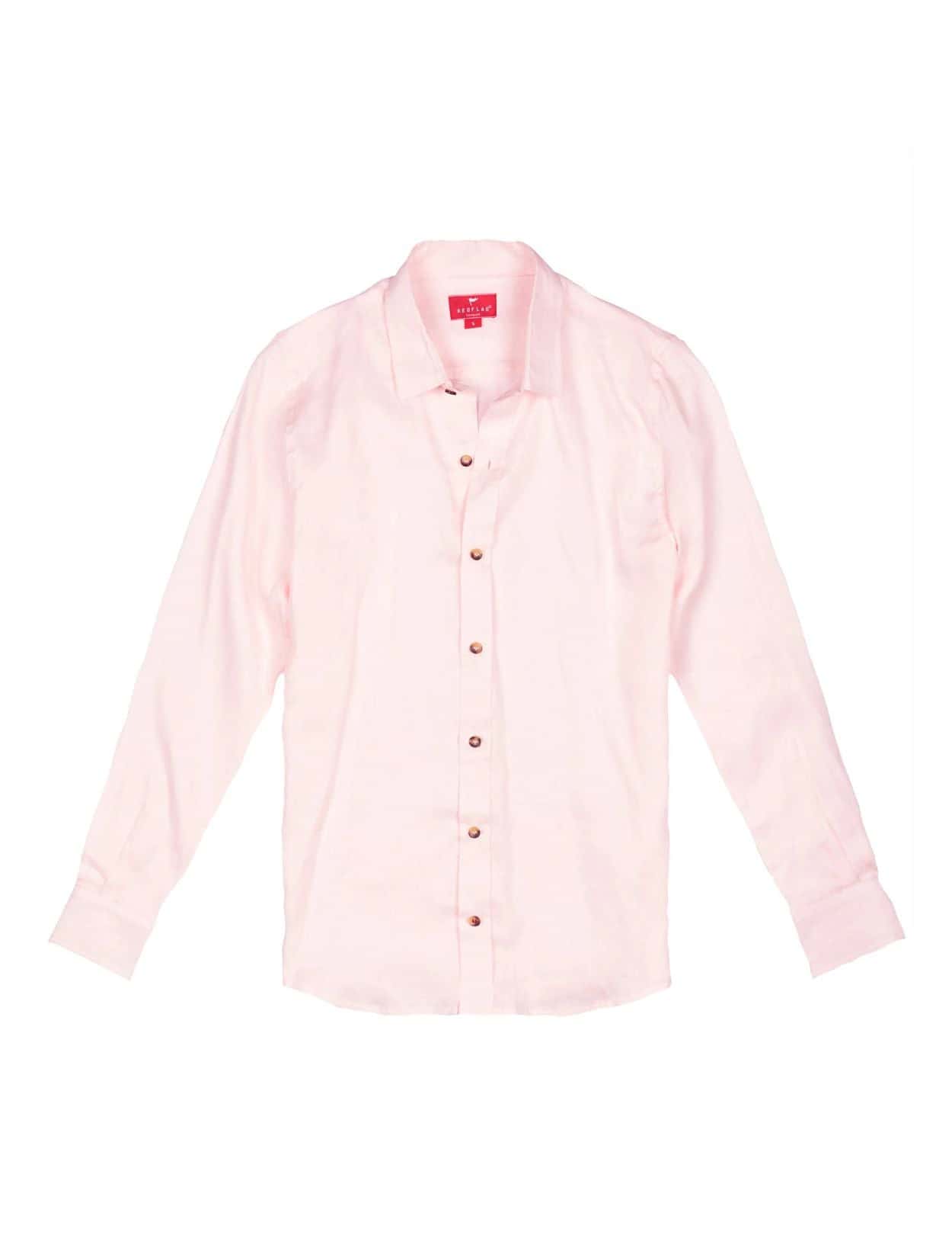 CAMISA DE LINO ROSADO - miniatura 1