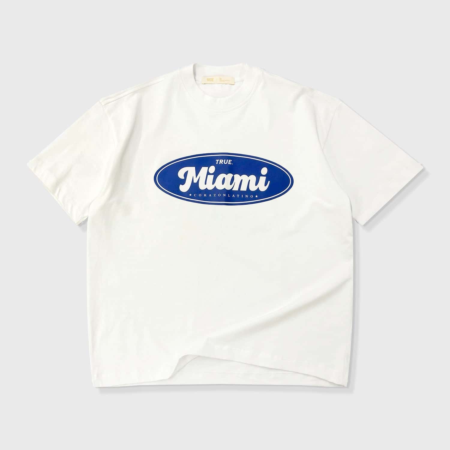 Miami Latin Heart T-Shirt - Cream