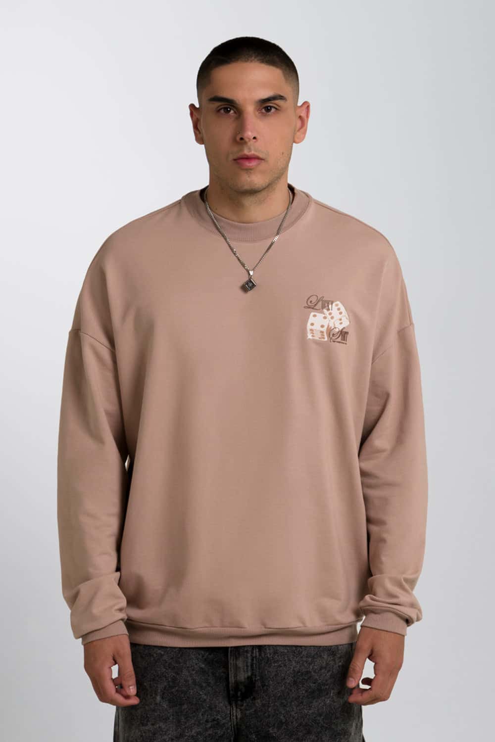 BUZO CERRADO COLOR WARM TAUPE