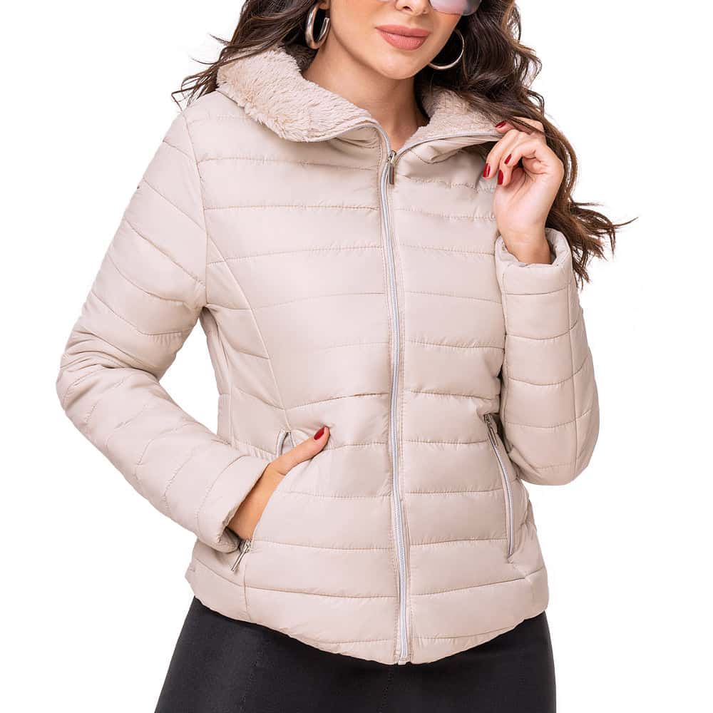 Chaqueta Lorena Beige Croydon para Mujer