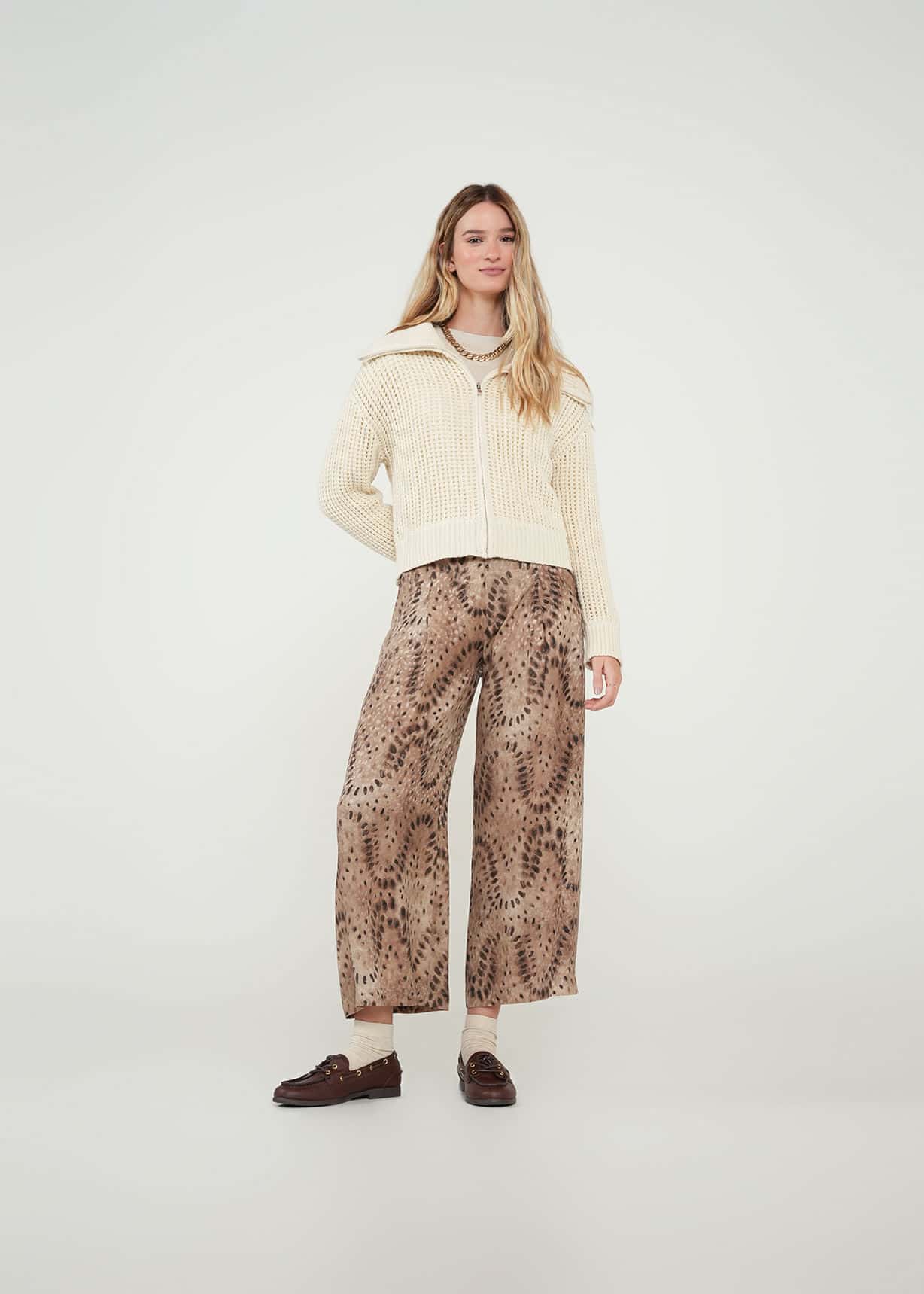 Pantalón Culotte estampado