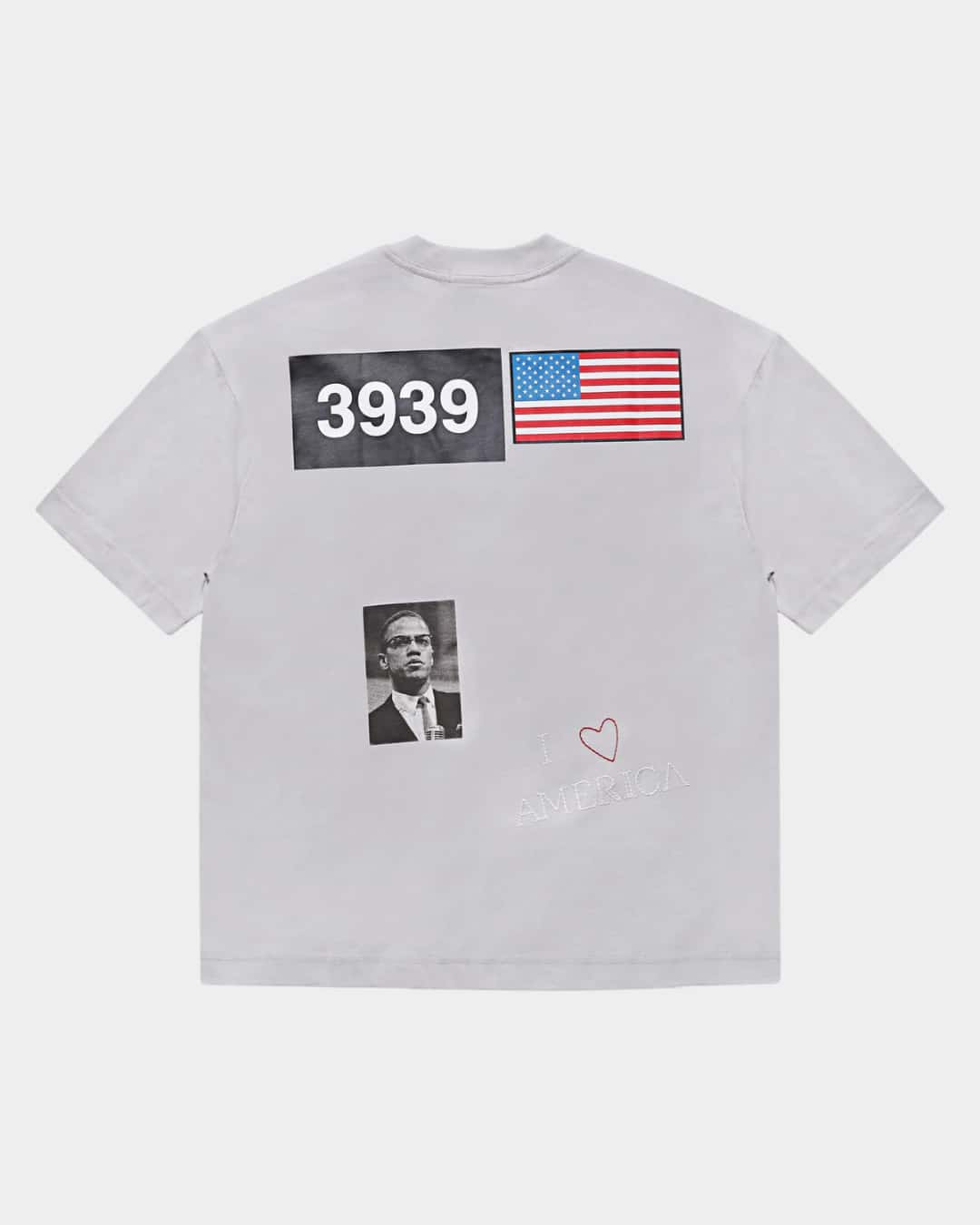I <3 AMERICA GRAY T-SHIRT - miniatura 2