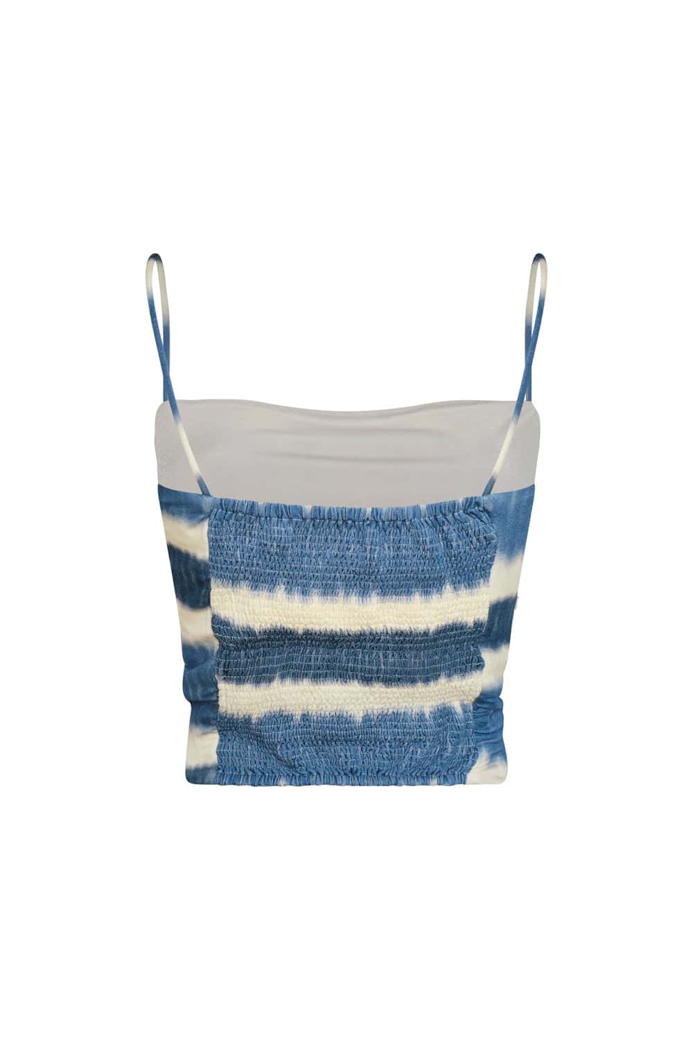 Crop top pearl azul indigo natural - miniatura 3