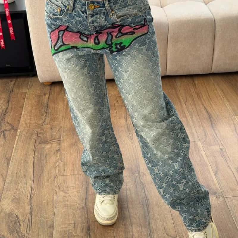 JEANS LOUIS VUITTON GRAFITI
