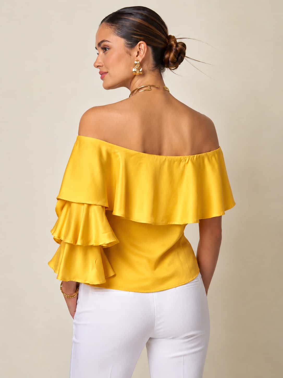 Blusa Kelina Amarilla - miniatura 2