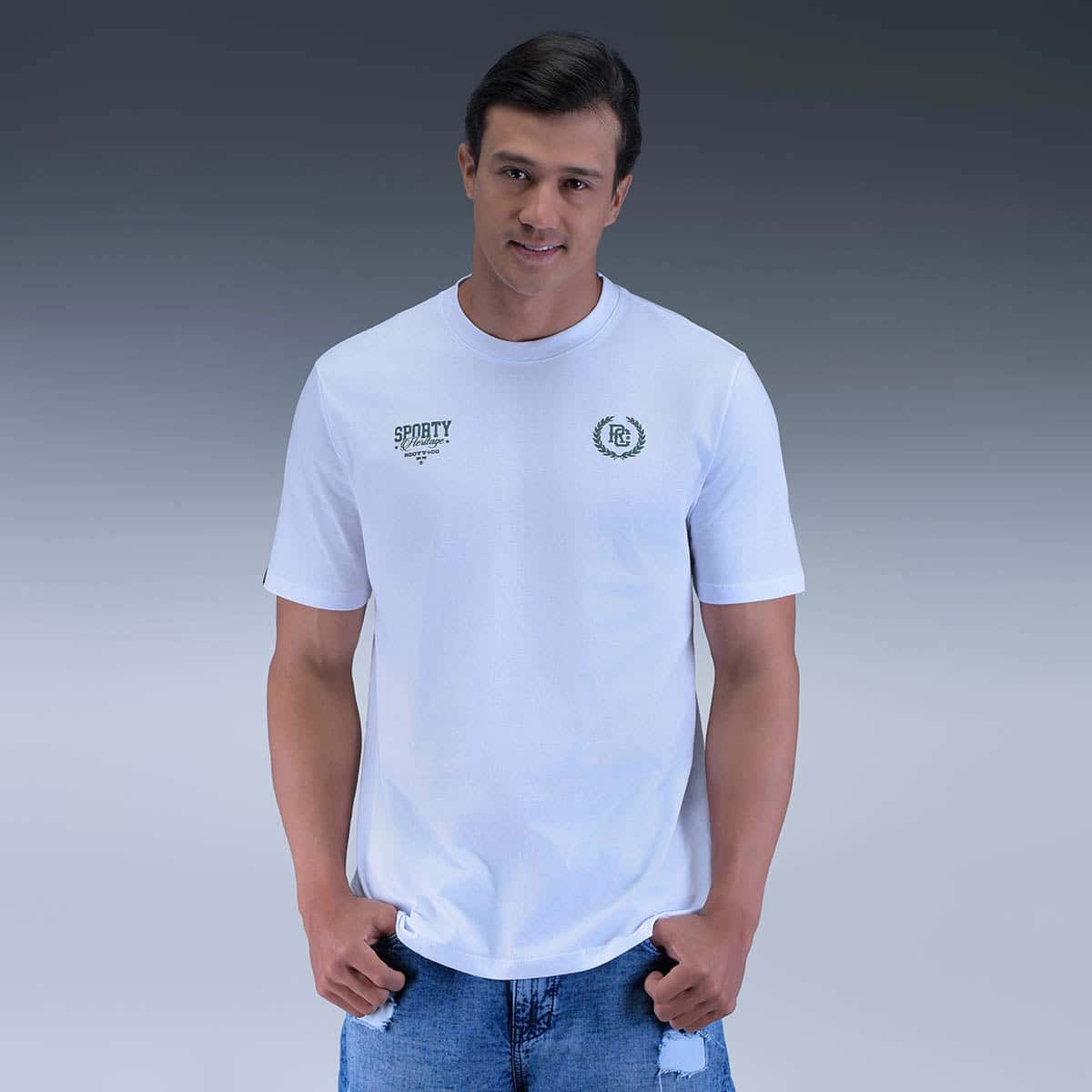 Camiseta Regular Blanca