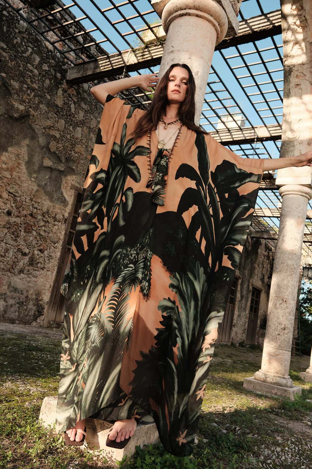 Into the Emerald Wild Tunic Dress