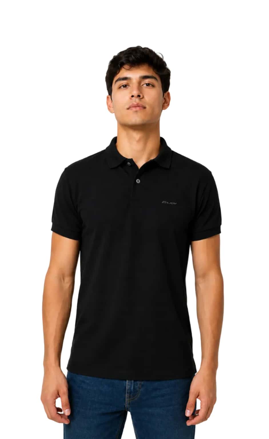 Camiseta Polo MC negra