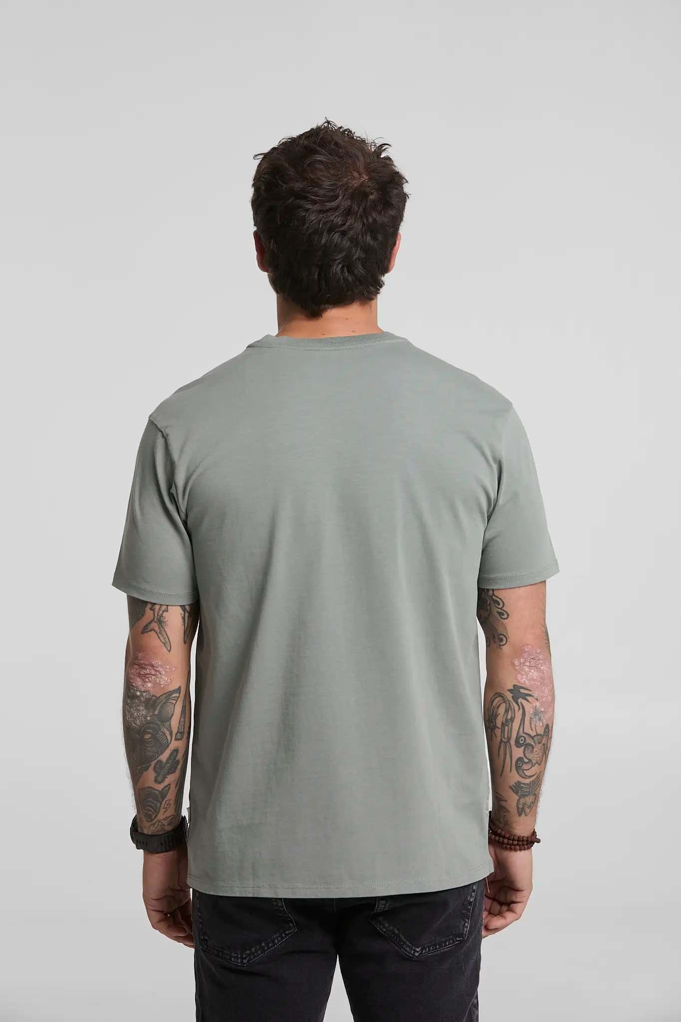 Camiseta básica gris clásico - miniatura 2