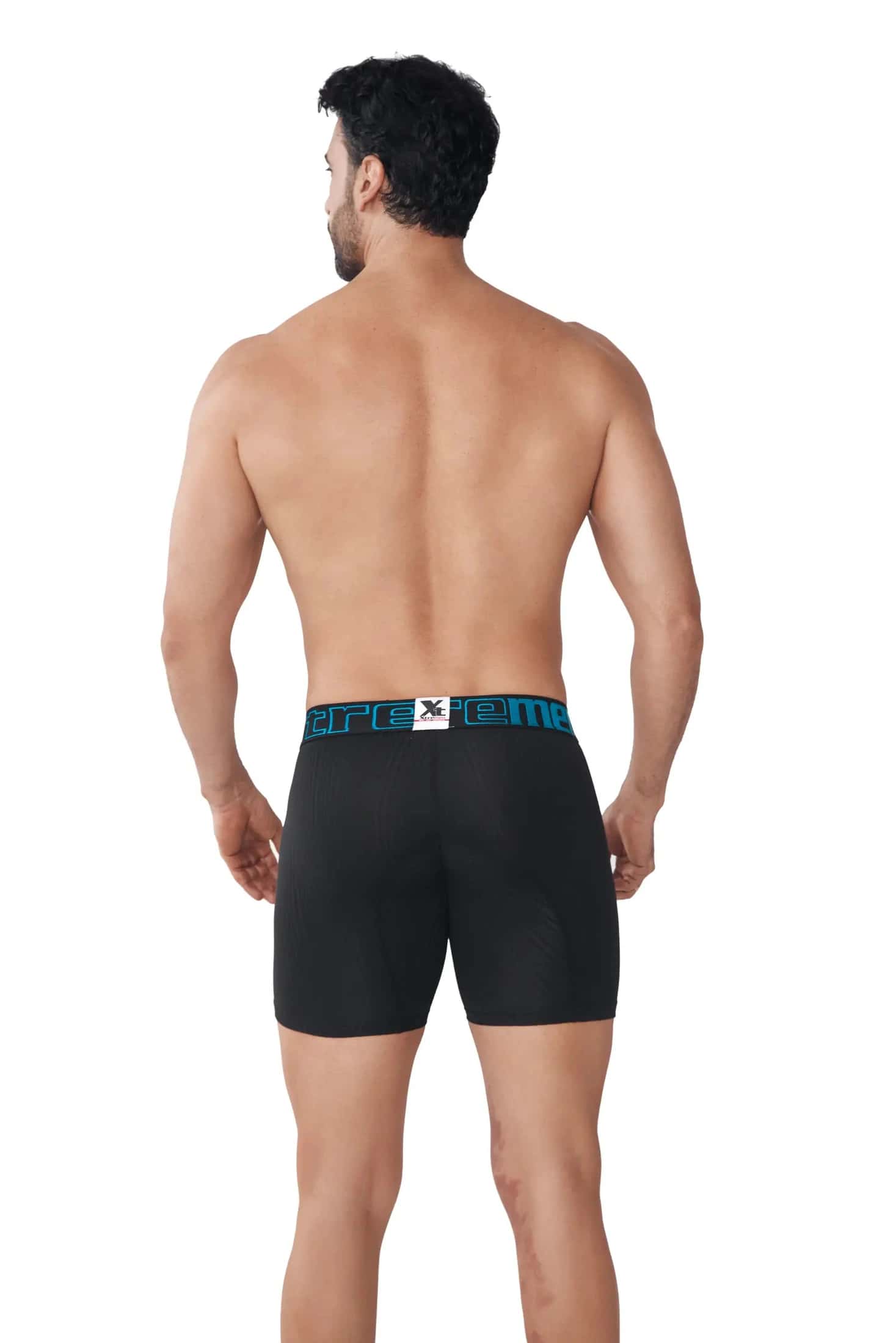 BOXER MICROFIBRA JACQUARD RAYAS NEGRO - miniatura 3