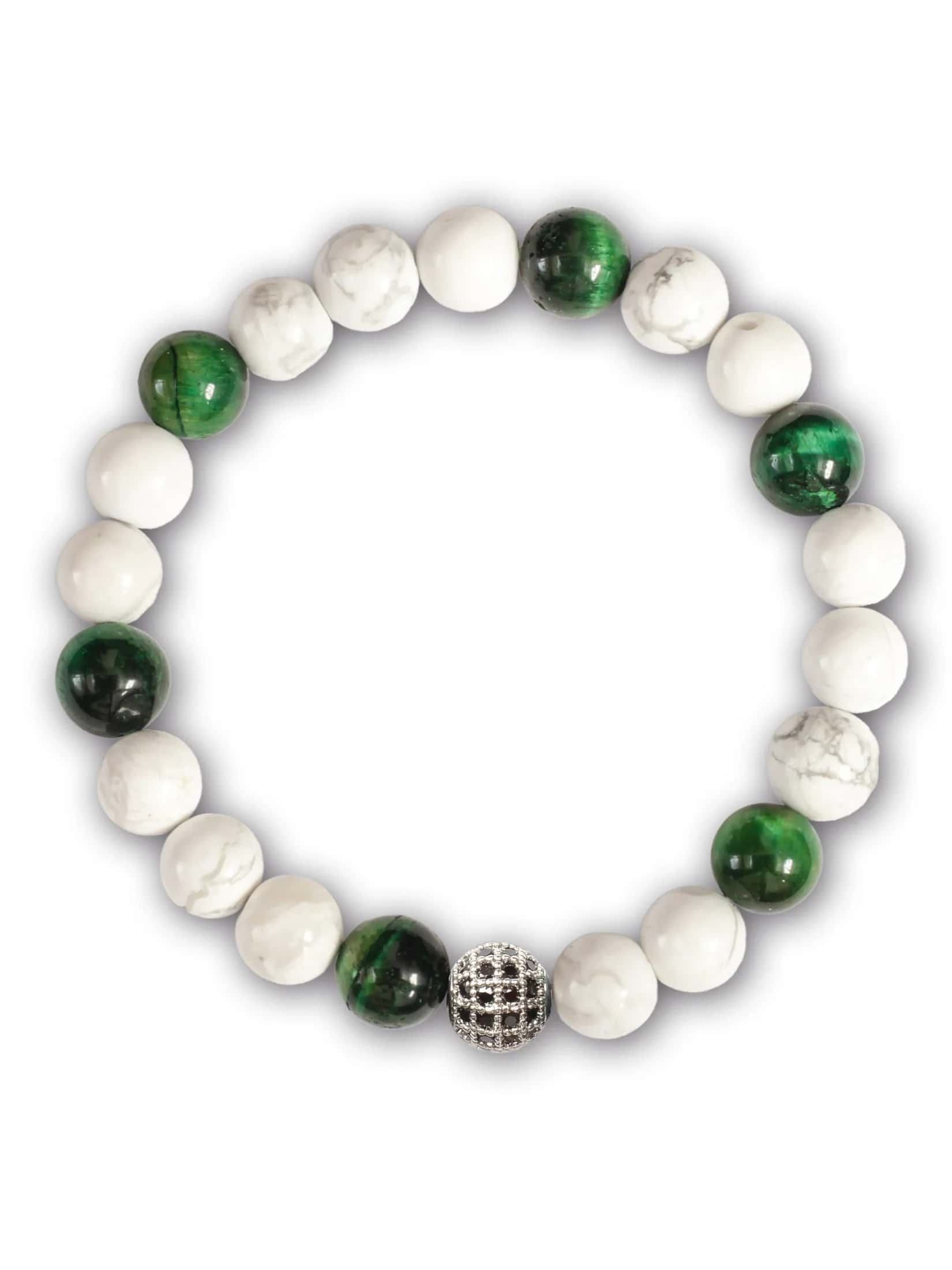 Brazalete Tigre Blanco 8mm