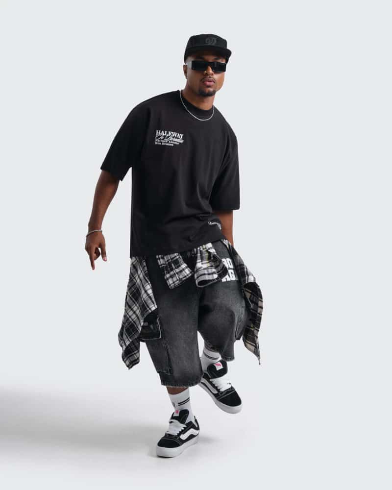 Camiseta Negra Oversize Paradise - miniatura 7