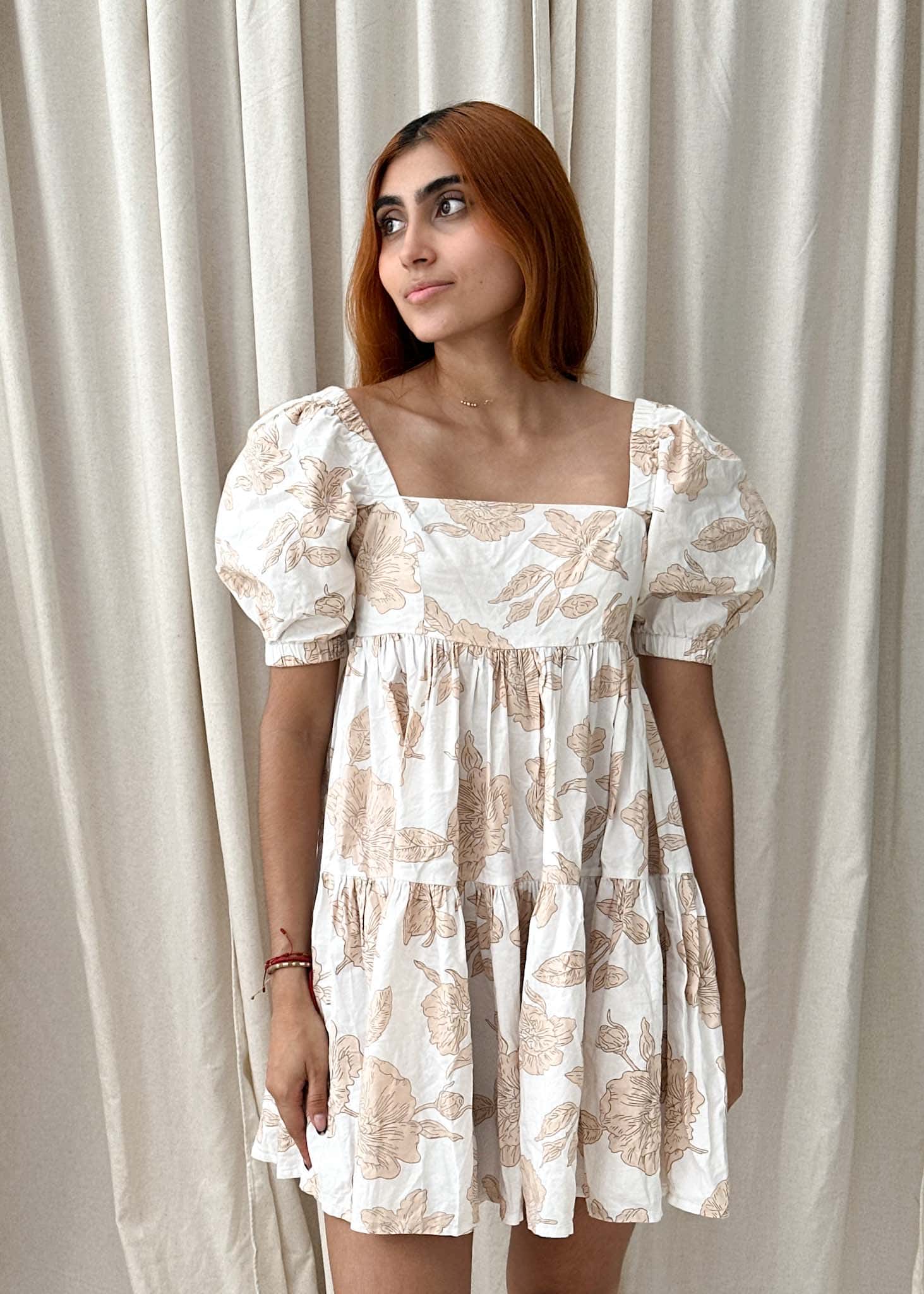Vestido Muestra Flores