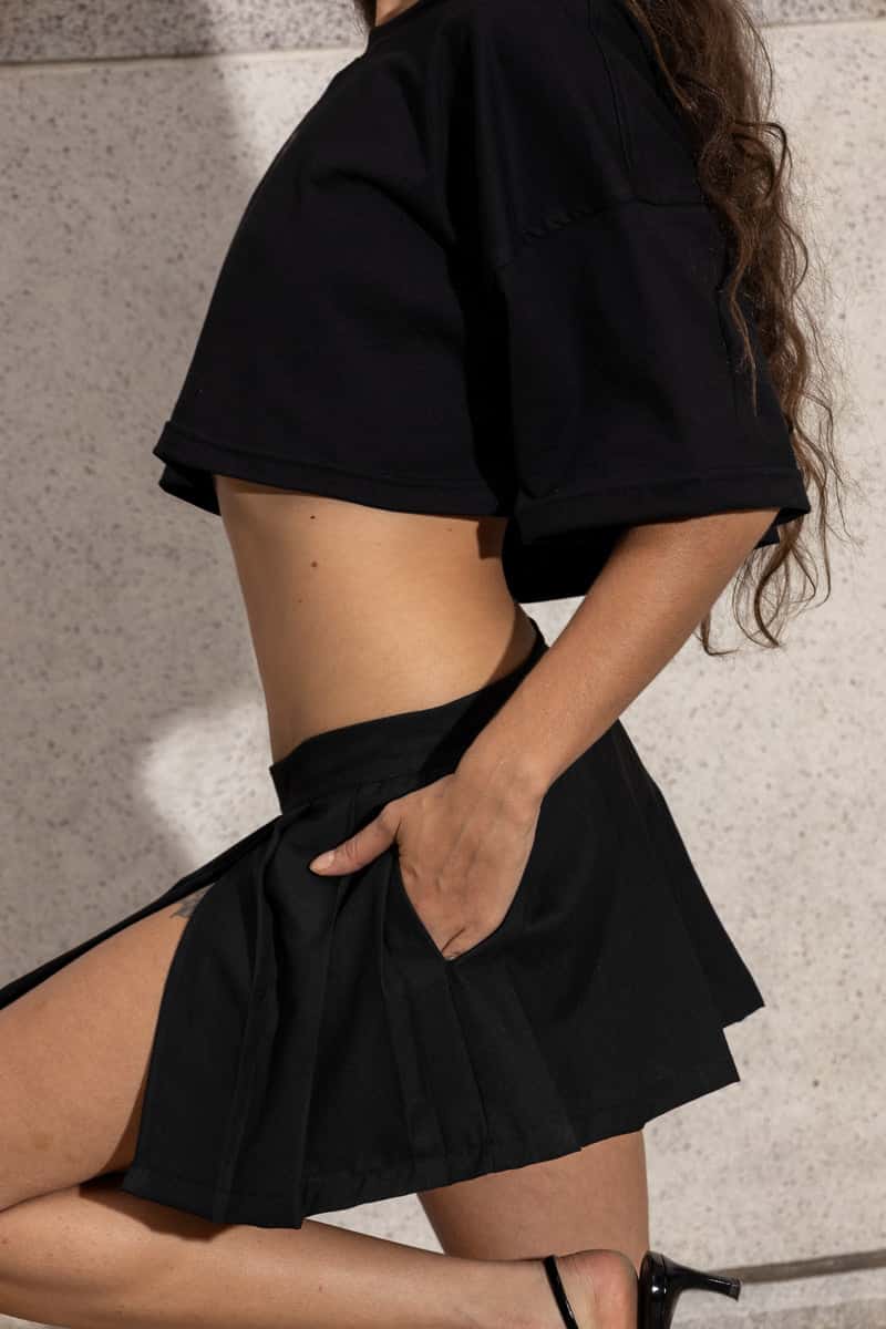 BLACK SODA CROP TOP - miniatura 4