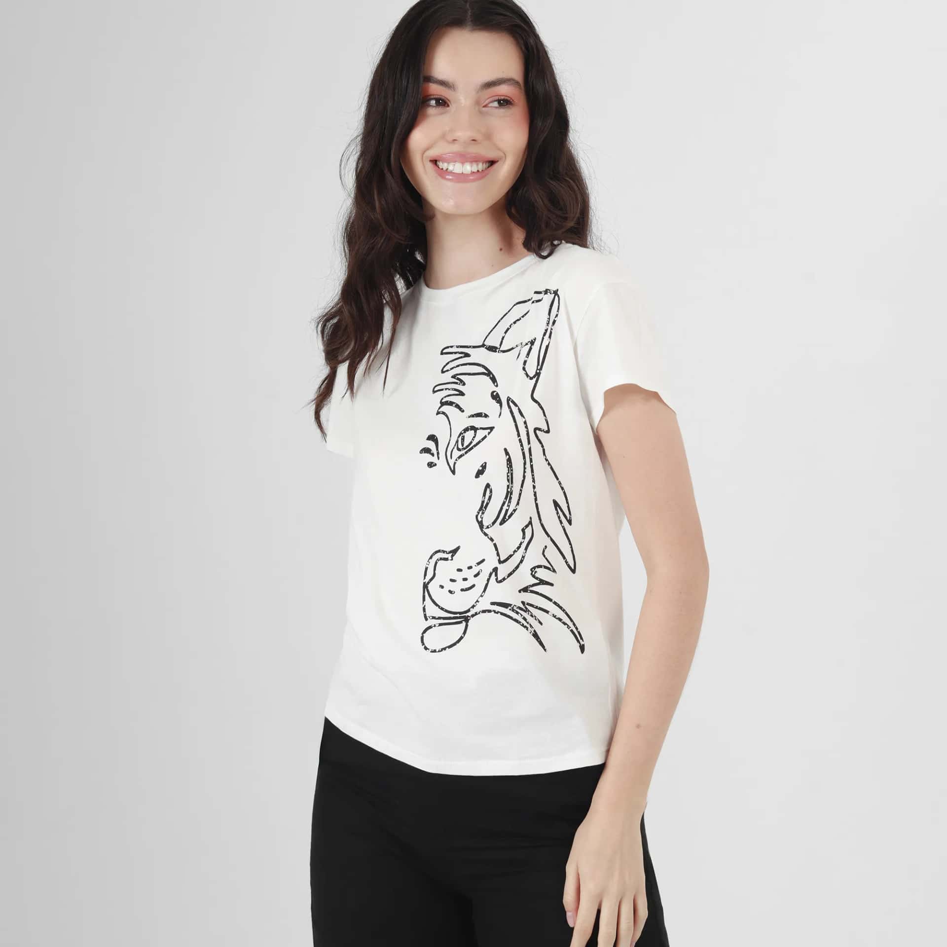 Camiseta Cuello Redondo Manga Corta