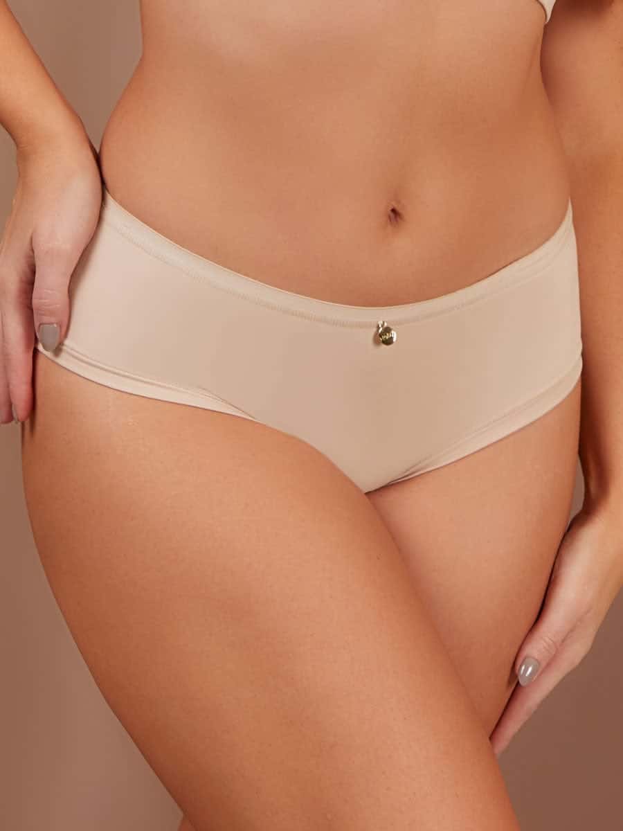 Panty Para Mujer Tela Suave Color Perla
