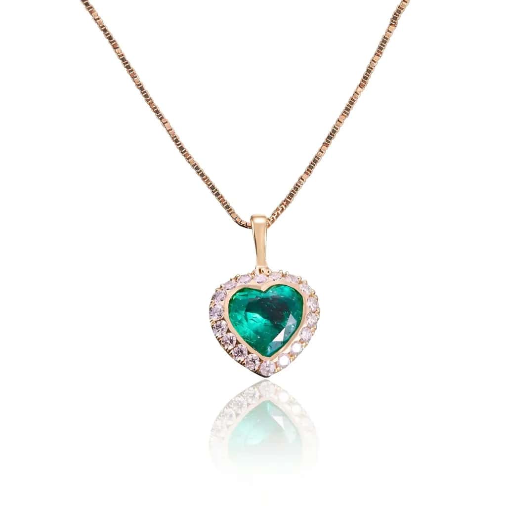HEART SHINNY NECKLACES