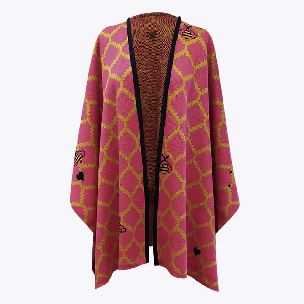 Poncho Dulce Fucsia