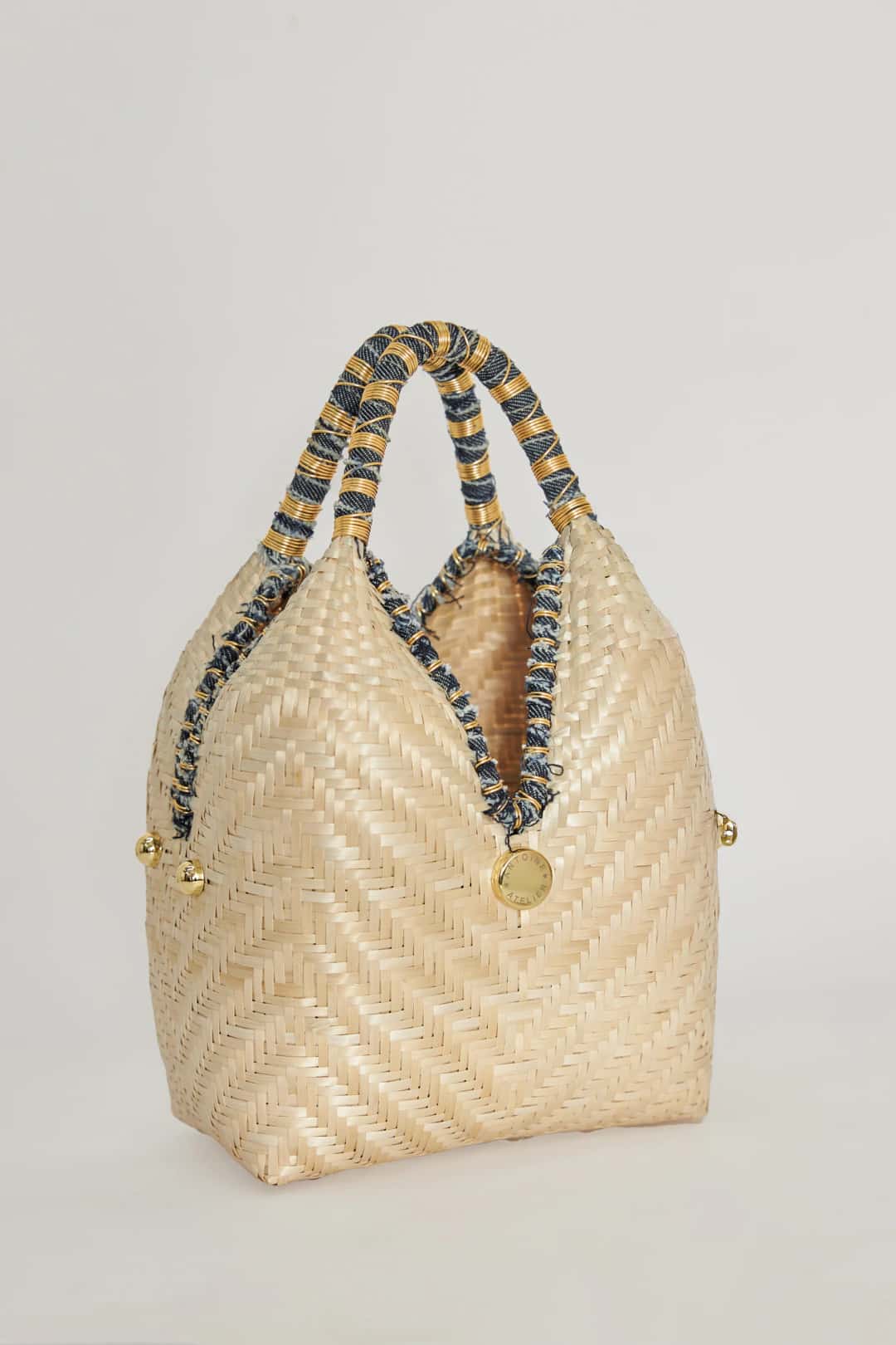 CARLY BAG DENIM DELUXE LIMITED EDITION NYFW X BLOOM RAUL PEÑARANDA