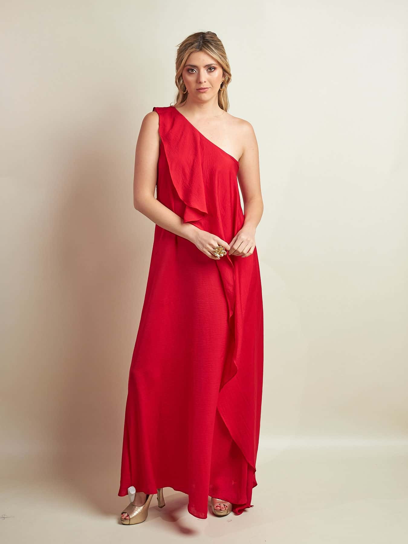 Vestido Mesina Rojo - miniatura 2