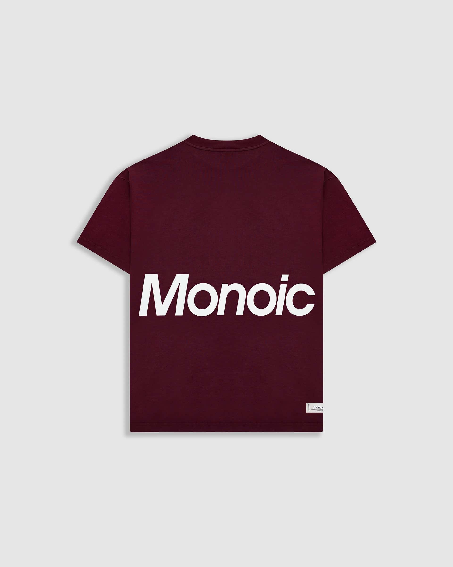 Camiseta Logo Oversized V3 - Burgundy