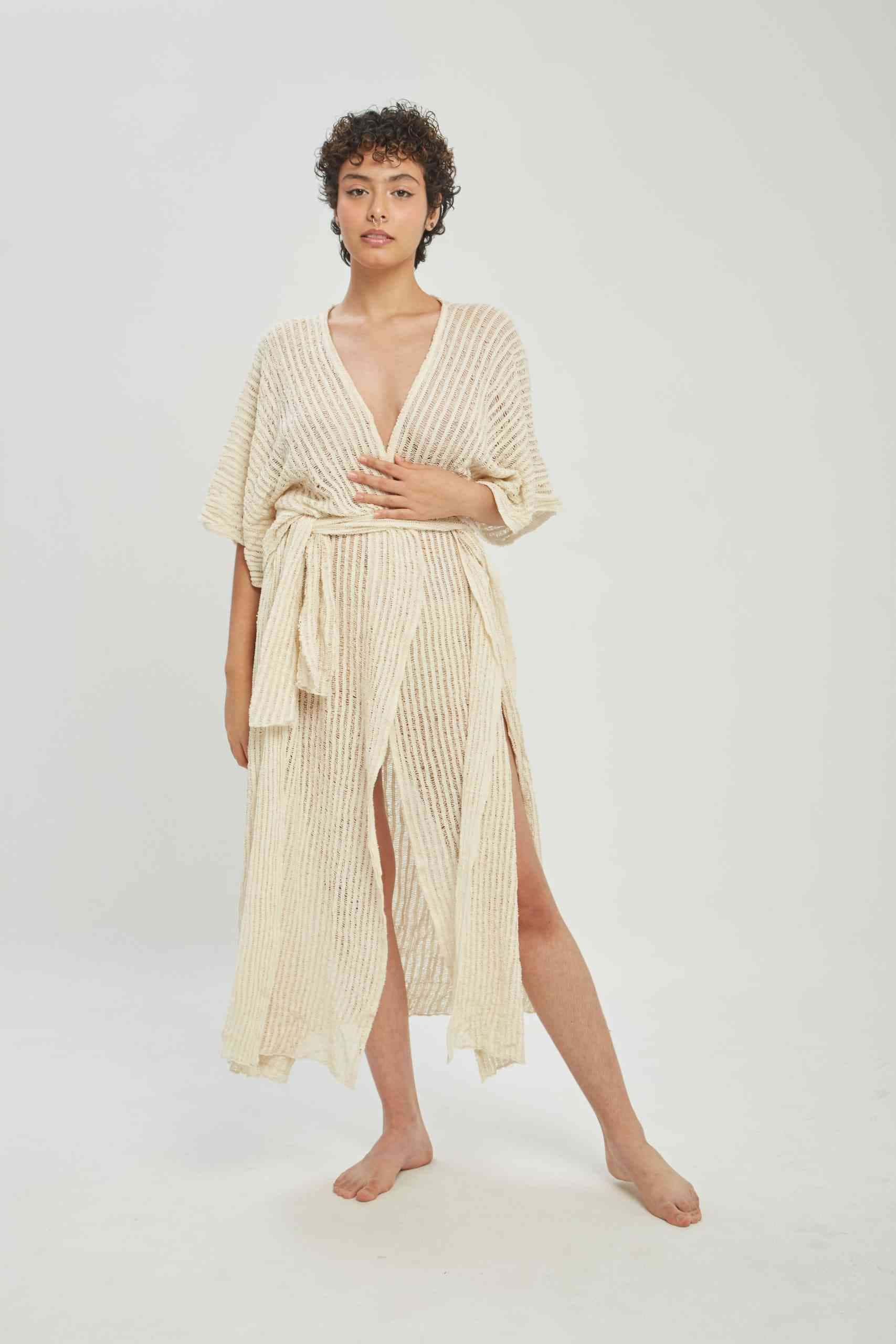 Kimono tropical largo