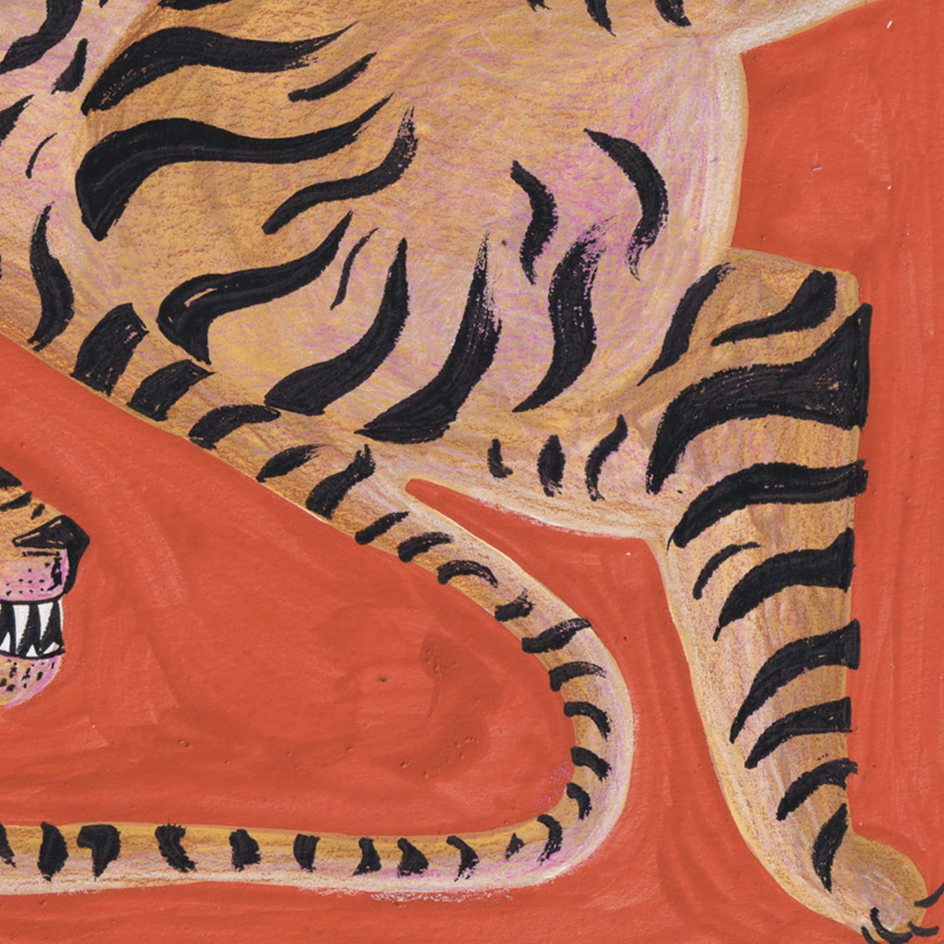 Tigre retorcido (70 x 48cm) * PREVENTA - miniatura 4