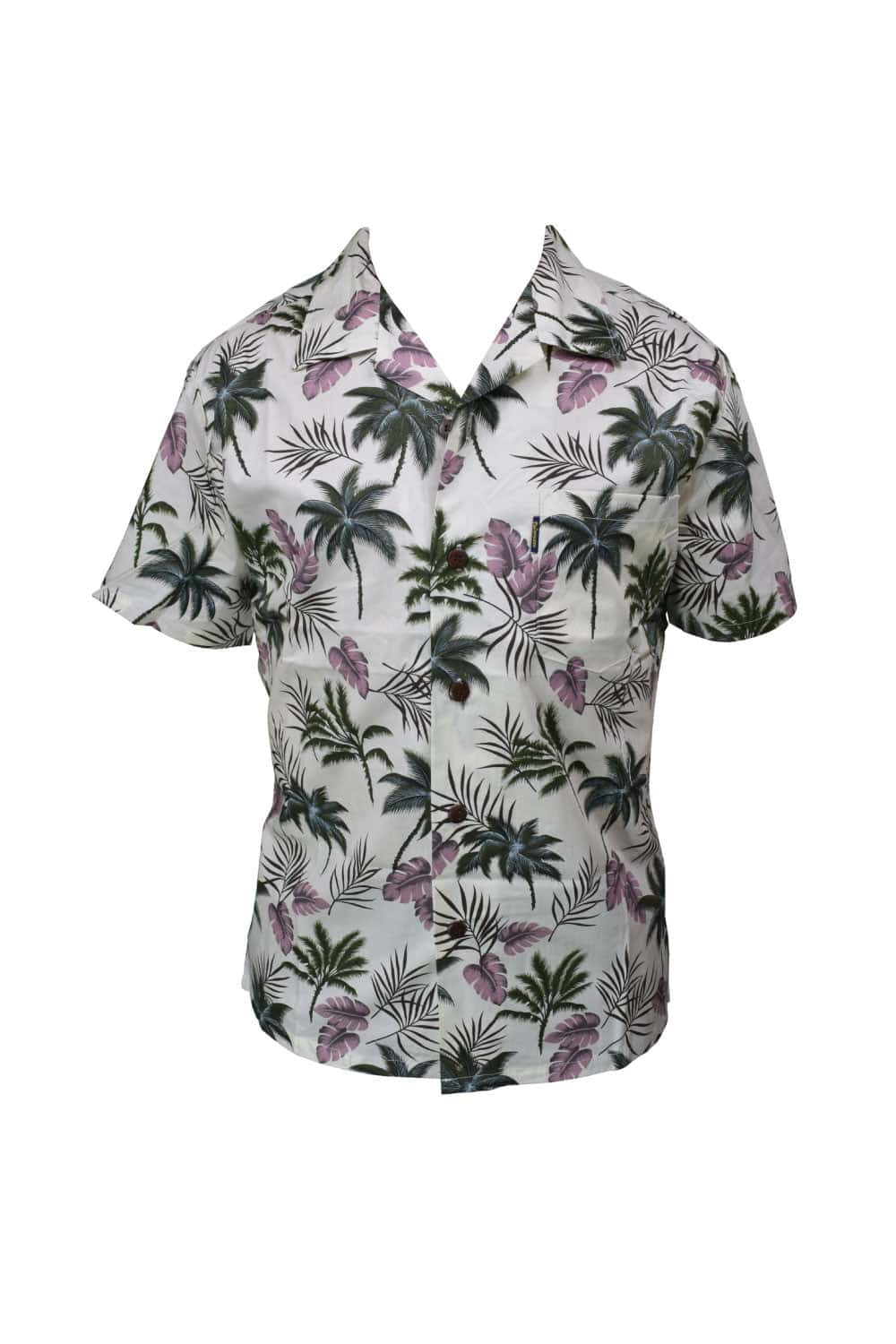 Purple Palm Hawaiian Shirt