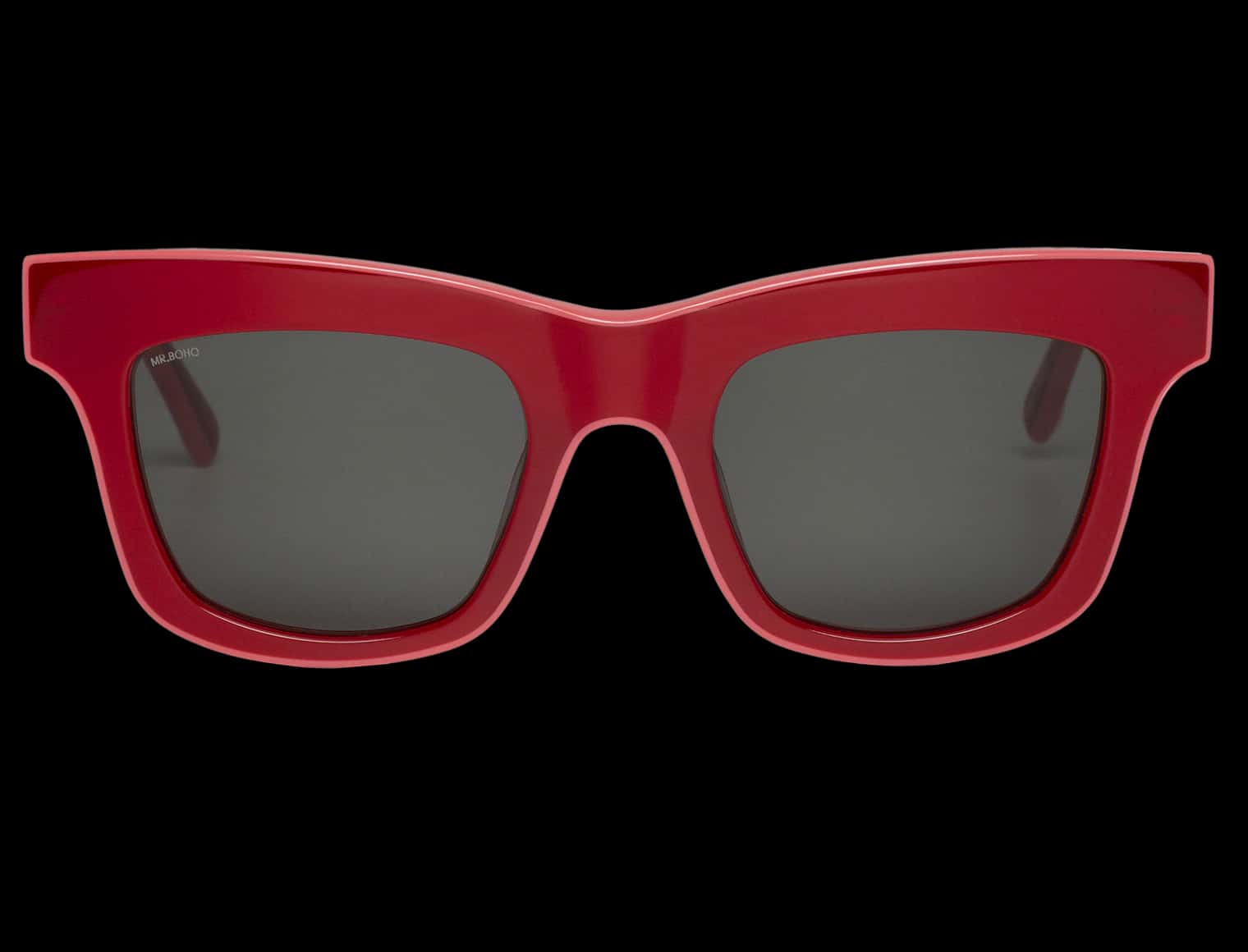 FLABELUS BY MR BOHO BOLD RED MONTAUK - WITH CLASSICAL LENSES