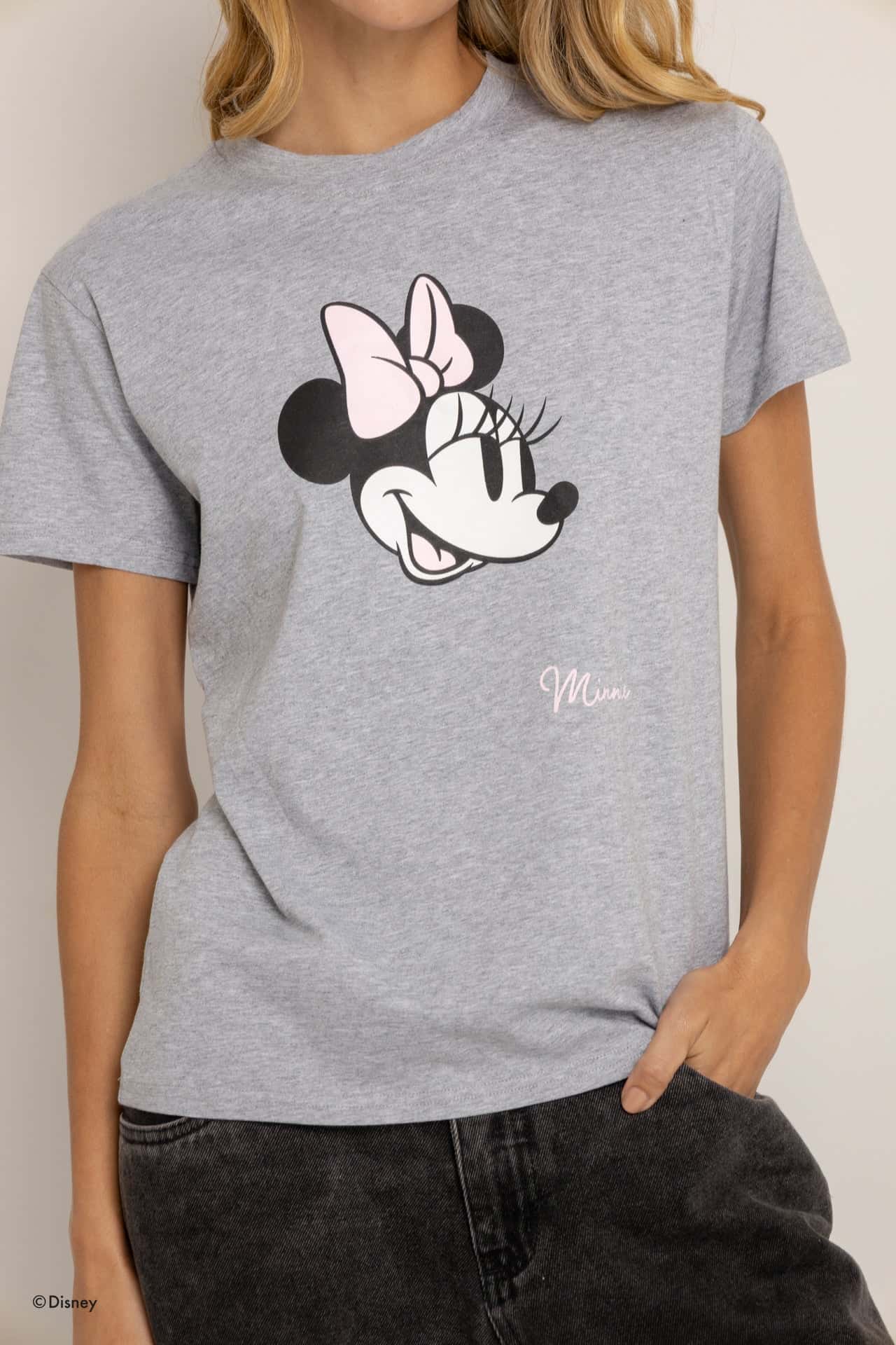 T-Shirt Gris Minnie Mouse