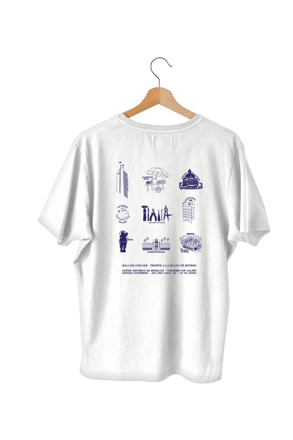 BALLEN CENTRO SHIRT - WHITE