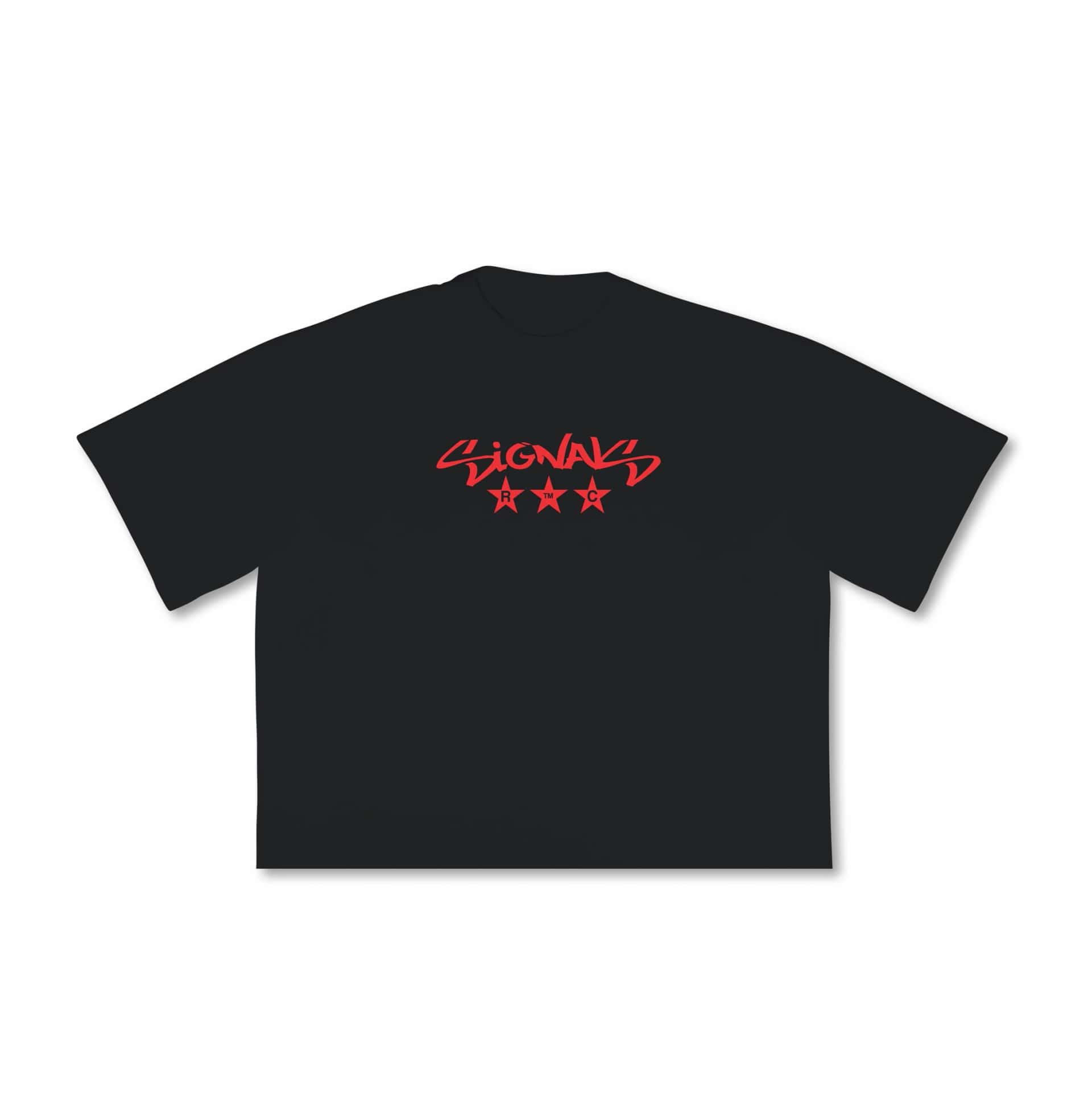 T-shirt Boxy Signals Black