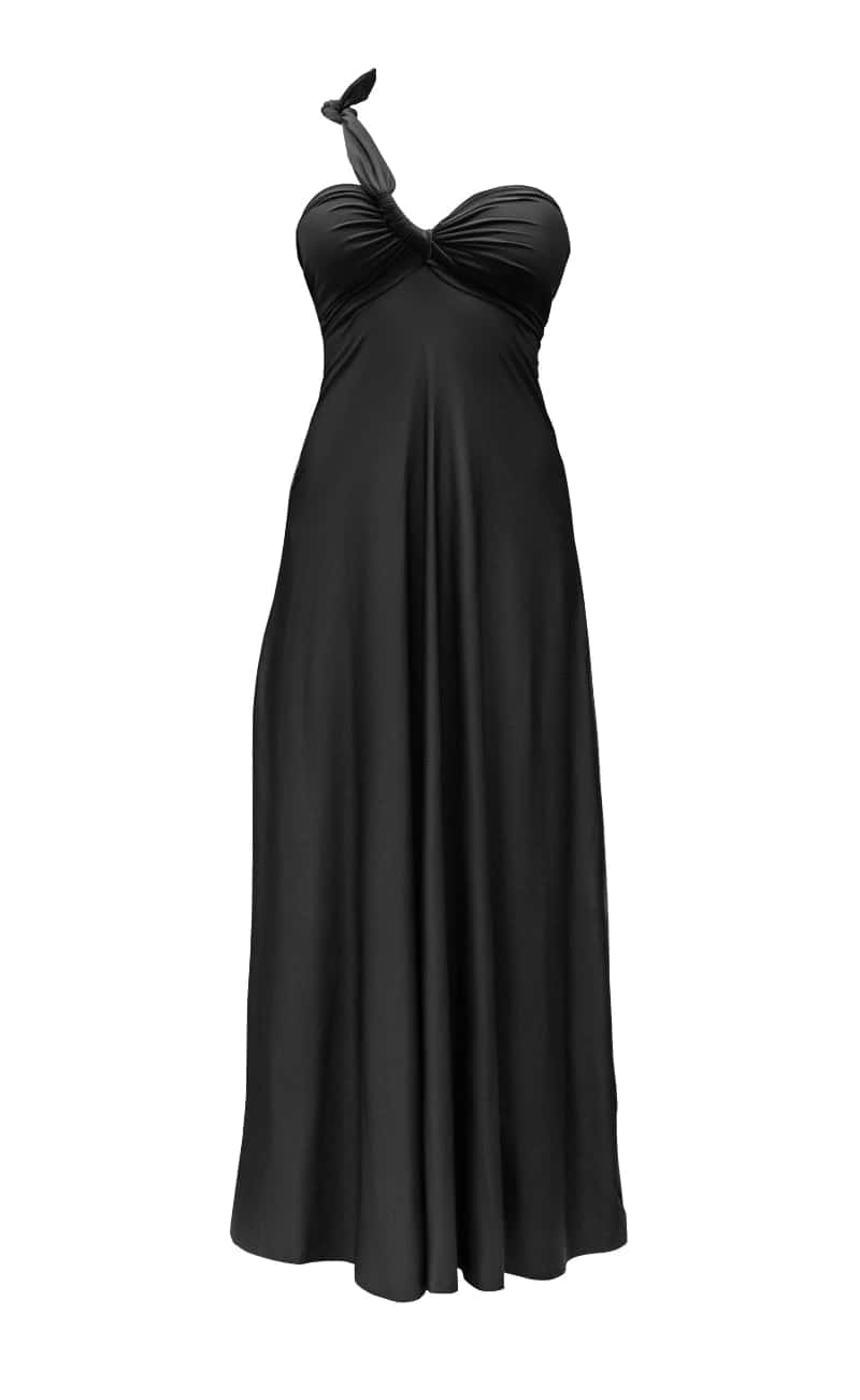 VESTIDO LARGO LIGTH NEGRO
