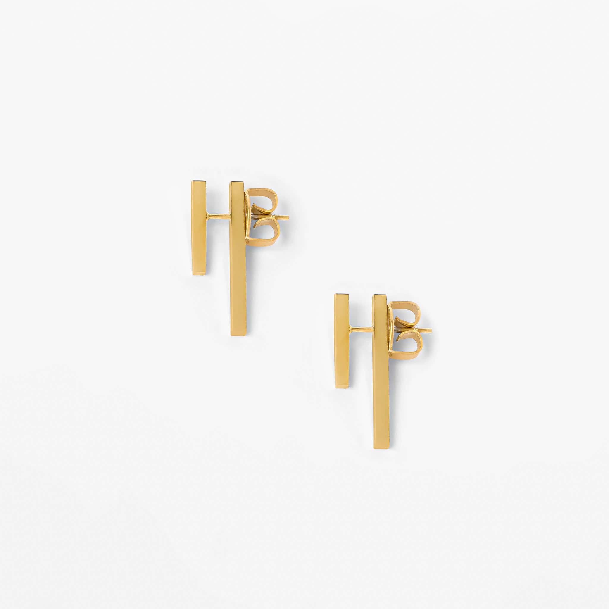 Aretes Bastoni Mini Dorado