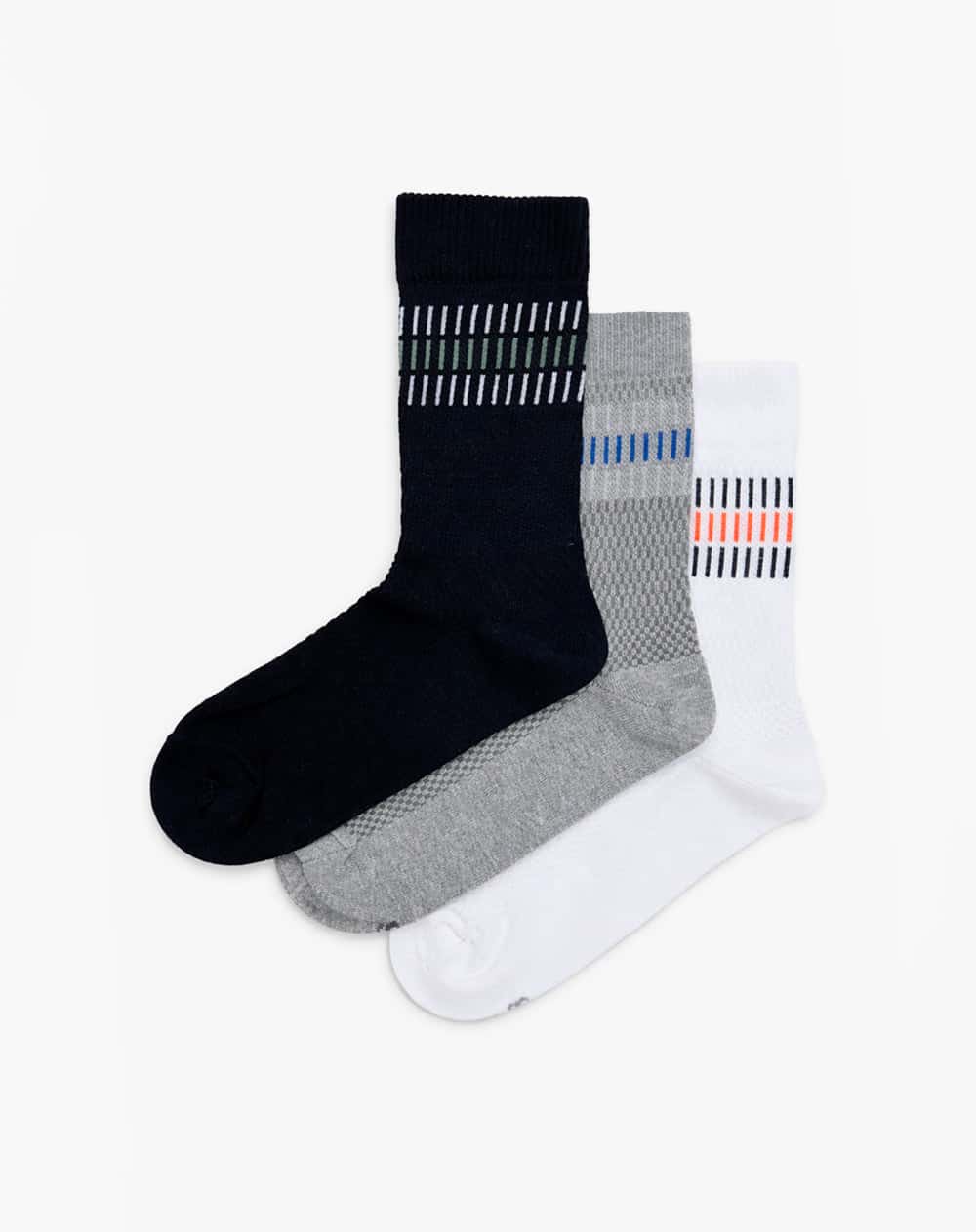 3 pares de medias cortas surtido hombre