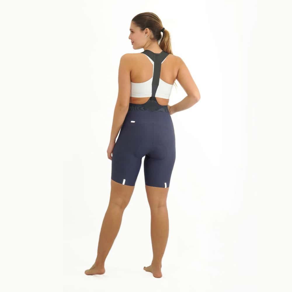 PANTALONETA CICLISMO TOSCANA 2.0 BLU PARA MUJER - miniatura 2