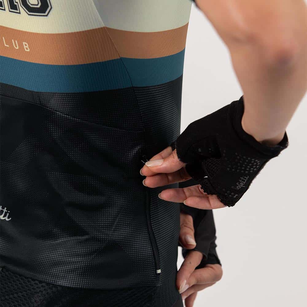 CAMISA CICLISMO MANGA CORTA RETIRO 2025 BLACK PARA MUJER - miniatura 4