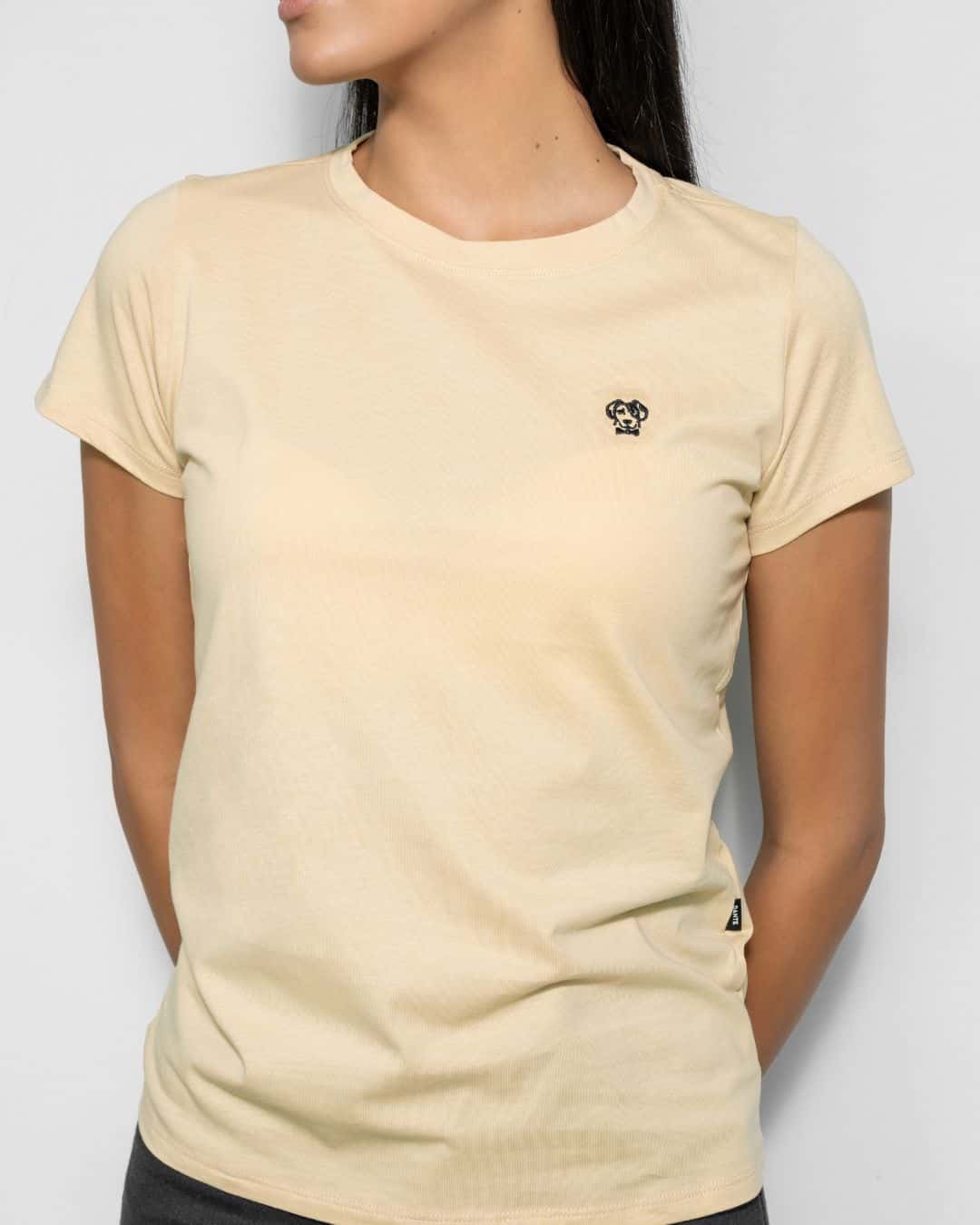 Camiseta Antimanchas de Mujer Beige - miniatura 2