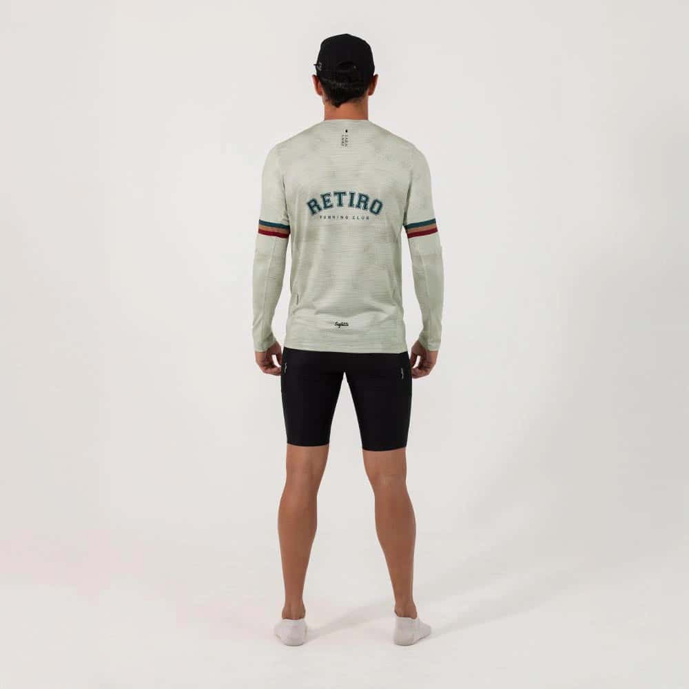 CAMISETA RUNNING MANGA LARGA RETIRO 2025 PARA HOMBRE - miniatura 3