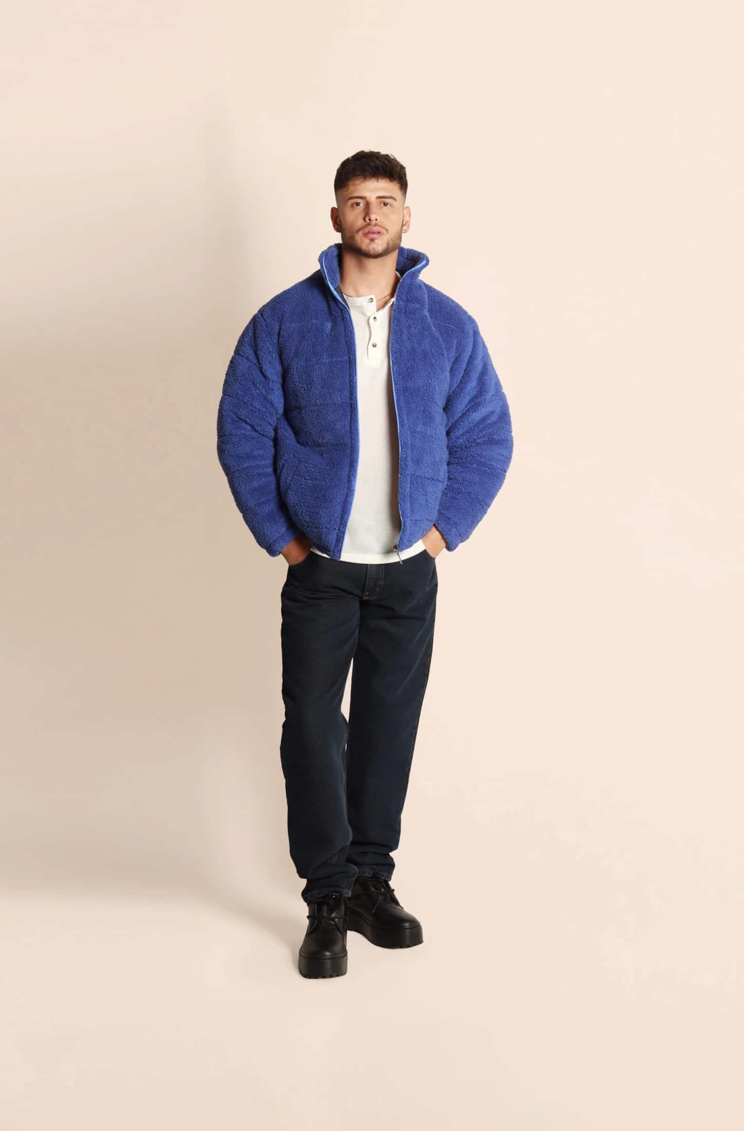 Teddy Bear Blue Neon